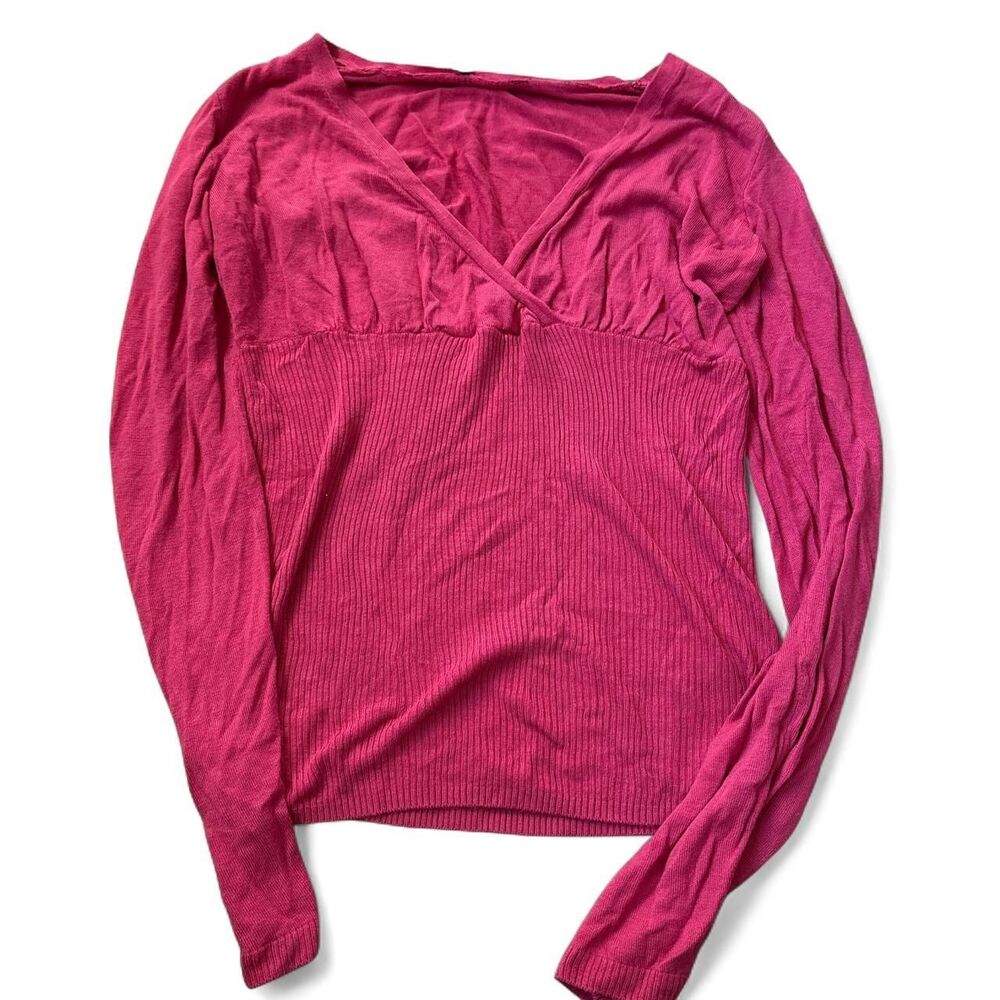 The-limited Women's Pink and Red Shirt